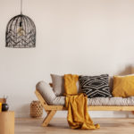 zariadiť obývačku v štýle boho